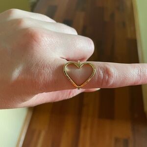 James Michelle Ti Amo Heart Ring size 8